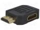 Adaptér  HDMI zásuvka 270°,HDMI vidlice