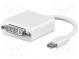Adaptér  DVI-D (18+1) zásuvka,mini DisplayPort vidlice
