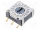 Kódový přepínač  HEX/BCD  pol  16  SMT  Rkont max  80mΩ  M