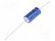 Kondenzátor  elektrolytický  THT  4,7mF  10VDC  Ø15x30mm  ±20%