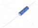 Kondenzátor  elektrolytický  THT  1mF  16VDC  Ø10x30mm  ±20%  8000h