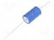Kondenzátor  elektrolytický  THT  1mF  63VDC  Ø18x30mm  ±20%  8000h