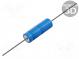 Kondenzátor  elektrolytický  THT  47uF  63VDC  Ø6,5x18mm  ±20%