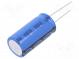 Kondenzátor  elektrolytický  THT  4,7mF  35VDC  Ø18x35mm  ±20%