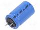 Kondenzátor  elektrolytický  THT  1mF  50VDC  Ø16x25mm  ±20%  4000h