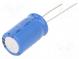 Kondenzátor  elektrolytický  THT  1mF  16VDC  Ø12,5x20mm  ±20%