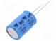 Kondenzátor  elektrolytický  THT  2,2mF  35VDC  Ø16x25mm  ±20%