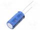 Kondenzátor  elektrolytický  THT  1mF  35VDC  Ø12,5x25mm  ±20%