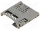 Konektor  pro karty  SD Micro  push-push  SMT  zlacený