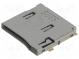 Konektor  pro karty  SD Micro  push-push  SMT  zlacený