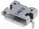 Zásuvka  USB AB micro  SMT  vodorovné  V  USB 2.0  zlacený
