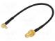 Kabel-adaptér  -40÷85°C  MCX-B, SMA-B  150mm