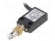 Limit switch  plunger with metal roller Ø10,4mm  NO + NC  5A