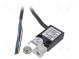 Limit switch  lever R 34mm, metallic roller 14mm  NO + NC  5A