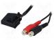 Adaptér Aux  RCA  Seat,VW,Škoda  Navigace  MFD2,RNS,RNS2  0,8m