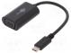 Adaptér MHL  USB 3.1  D-Sub 15pin HD zásuvka, USB C vidlice
