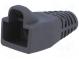 Krytka vidlice RJ45  6mm  Barva  tmavě šedá