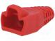 Krytka vidlice RJ45  6mm  Barva  červená