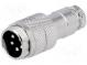Zástrčka  mikrofonní  vidlice  PIN  5  na kabel  přímý