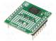 Click board  paměť Flash  SPI  IS25LP128  mikroBUS zástrčka
