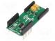 Click board  adaptér  UART  MCP1826  mikroBUS zástrčka  3,3/5VDC