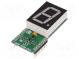 Click board  zobrazovač LCD  PWM  RGBDigit  mikroBUS zástrčka