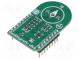 Click board  čidlo magnetického pole  GPIO,I2C,SPI  BMM150
