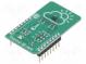 Click board  číslicový teploměr  I2C  MCP9808  mikroBUS zástrčka