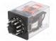 Relé  elektromagnetické  3PDT  24VDC  10A  max250VAC  průmyslové