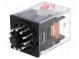 Relé  elektromagnetické  3PDT  Ucívky 110VAC  10A/250VAC  10A