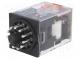 Relé  elektromagnetické  3PDT  Ucívky 230VAC  10A/250VAC  10A