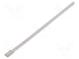 Cable tie  L  127mm  W  4.6mm  acid resistant steel AISI 316  890N