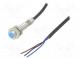 Čidlo  magnetického pole  10÷30VDC  -25÷75°C  IP67  1000Hz  mosaz