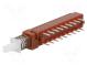 Switch  push-button  Pos  2  0.5A/100VAC  1A/25VDC  ON-(ON)  square