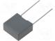 Kondenzátor  polyesterový  220nF  400VDC  Rozteč  15mm  ±10%