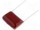 Kondenzátor  polyesterový  1uF  400VDC  Rozteč  20mm  ±10%