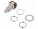 Switch  push-button  Pos  2  DPDT  6A/125VAC  6A/6VDC  ON-(ON)  MPG