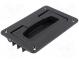 Držák  Mat  technopolymer (PA)  černá  L 96mm  W 114mm  D 19mm