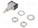 Switch  push-button  Pos  2  SPDT  3A/125VAC  ON-(ON)  Illumin  none