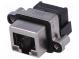 Zásuvka  RJ45  s diodou LED  UL94V-0  IP67  THT  do panelu  M3