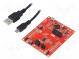 Výv.kit  TI MSP430  dokumentace,kabel USB,prototypová deska