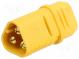Zástrčka  napájecí DC  MT30  vidlice  PIN  3  na kabel  pájení  15A