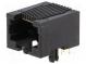 Zásuvka  RJ45  PIN  8  nízkoprofilové  Uspořádání výv  8p8c  THT