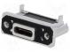 Zásuvka  USB C  THT  přímý  V  USB 3.1  IP67  zlacený  5A  UNC2-56
