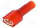 Faston  plochý  4,75mm  0,5mm  zásuvka  0,35÷0,8mm2  krimpovací