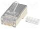 Zástrčka  RJ45  44915  PIN  8  Kat  6  stíněný,s vedením vodičů