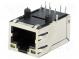 Zásuvka  RJ45  PIN  8  Kat  5e  s diodou LED  Uspořádání výv  8p8c