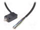 Limit switch  pin plunger Ø8mm  NO + NC  10A  max.250VAC  lead 2m