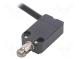 Limit switch  metal roller Ø12mm  NO + NC  10A  max.250VAC  IP67