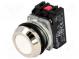 Přepínač  tlačítkový  1-polohové  NC + NO  30mm  bílá  IP56